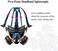 UOPASD Full Face Respirators Safety Mask with Activated Carbon Filter.