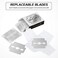 Mudder 120 Pieces Callus Shaver Replacement Blades Corn Plane Blades Stainless Steel Blades Foot Care Tool for Removing Callus.