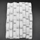 HDST-HOME 4000Pcs Clothes Size Labels - White, 500 Per Size (XS-4XL- Polyester - Sew On Clothes Garment Fabric.