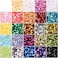 CCINEE Loose Sequins,Bulk 24 Assorted Colour Rainbow Round Cup Sequins for Sewing Craft Nails Decorations,16000PCS,6MM.