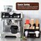 AIFUSI Espresso Knock Box, 4. 4 Inch Coffee Knock Box Espresso Dump Bin For Coffee Grounds with Removable Knock Bar and Non-Slip Base Shock-Absorbent Durable Barista Style.