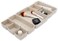 Welaxy 8-piece Nordic Beige desk drawer organizer tray office suppliers makeup pens decluttering aesthetic wabi-sabi Scandinavian-chic storage bin hygge sleek minimalist lifestyle (Oatmeal.