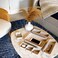 Welaxy 8-piece Nordic Beige desk drawer organizer tray office suppliers makeup pens decluttering aesthetic wabi-sabi Scandinavian-chic storage bin hygge sleek minimalist lifestyle (Oatmeal.