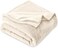 Bare Home Fleece Blanket - Twin/Twin Extra Long Blanket - Vanilla - Lightweight Blanket for Bed, Sofa, Couch, Camping, and Travel - Microplush - Ultra Soft Warm Blanket (Twin/Twin XL, Vanilla.