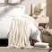 Bare Home Fleece Blanket - Twin/Twin Extra Long Blanket - Vanilla - Lightweight Blanket for Bed, Sofa, Couch, Camping, and Travel - Microplush - Ultra Soft Warm Blanket (Twin/Twin XL, Vanilla.