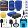 AUTODECO 22Pcs Car Wash Cleaning Tools Kit Car Detailing Set with Blue Canvas Bag Collapsible Bucket Wash Mitt Sponge Towels Tire Brush Window Scraper Duster Complete Interior Car Care Kit.
