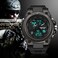 KXAITO Men's Watches Sports Outdoor Waterproof Military Wrist Watch Date Multi Function Tactics LED Alarm Stopwatch.
