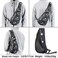 G4Free Small Sling Bag Crossbody Chest Bag Shoulder Backpack Outdoor Anti Theft.