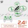 Sharper Image 2. 4GHz RC Glow Up Stunt Drone with LED Lights, Mini Remote Controlled Quadcopter with Assisted Landing, Small Plane for Kids and Beginners, Wireless and Rechargeable.