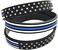 Great 1 American Flag Silicone Stretchable Bracelet 4-Pack.