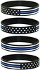 Great 1 American Flag Silicone Stretchable Bracelet 4-Pack.