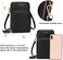 myfriday Small Crossbody Cell Phone Purse for Women, Mini Messenger Shoulder Handbag Wallet with Credit Card Slots.