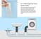 HLZC Pieces Drain Backflow Preventer, One Way Valve, Adjustable Silicone Sink Floor Drain Trap for Pipes Tubes in Toilet Bathroom Kitchen (White.