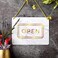 Stockroom Plus Double Sided Open and Closed Sign for Businesses, Marble Print (2 Pack.