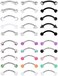 SCERRING 16G Eyebrow Rings Tragus Helix Rook Daith Earrings Lip Ring Barbell Body Piercing Jewelry Retainer 6mm 8mm 10mm 20-30PCS.