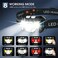 LHKNL Headlamp Flashlight, 1200 Lumen Ultra-Light Bright LED Rechargeable Headlight with White Red Light,2-Pack Waterproof Motion Sensor Head Lamp,8 Mode for Outdoor Camping Running Hiking Fishing.