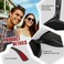 GQUEEN Classic Horn Rimmed Semi Rimless Polarized Sunglasses for Men Women GQO6.