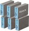 Onarway Sanding Sponges 6 Pack Wet and Dry Dual-use, Coarse and Fine Sanding Blocks - 60/80/100/120/180/220 Grits 6 Different Specifications, Washable and Reusable, Ideal for Wood Metal Wall Polish.