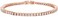 PAVOI 14K Gold Plated Cubic Zirconia Classic Tennis BraceletGold Bracelets for Women4mm CZ, Size 6. 5-7. 5 Inch.