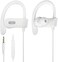 Avantree E171 - Sports Earbuds Wired with Microphone, Sweatproof Wrap Around Earphones with Over Ear Hook, In Ear Running Headphones for Workout Exercise Gym Compatible with Cell Phones - White.
