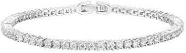 PAVOI 14K Gold Plated Cubic Zirconia Classic Tennis BraceletGold Bracelets for Women4mm CZ, Size 6. 5-7. 5 Inch.