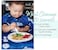 Grabease Allover Waterproof Bib for Self-Feeding Babies and Toddlers 6-24 Mos. &ndash; Baby Bibs with Plate Outline Fully Covers Baby and High Chair &ndash; Safe, Machine Washable Baby Led Weaning Supplies, Blush