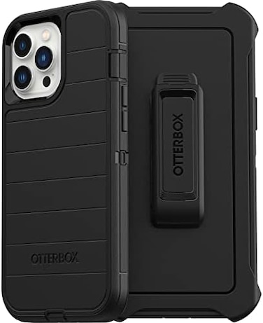 OtterBox Defender Case for iPhone 12 Pro Max, Shockproof, Drop Proof, Ultra-Rugged, Protective Case, 4x Tested to Military Standard, Black, No Retail Packaging.