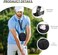 كرة التدريب الذكية FINGER TEN Golf Smart Ball Impact القابلة للنفخ مع مضخة هواء وحبل قابل للتعديل للمساعدة في تعليم تصحيح وضعية الجسم، وهي أدوات تدريب للرجال والنساء ولاعبي الجولف المبتدئين.