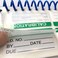 wootile Self Laminating Calibration Labels 1 x 2 Inch - Write-on Calibration Stickers with Spiral Bound Cover for for NIST Calibration, ISO-900 Calibrate Equipment 180 Labels Per Pack (Green, 1 x 2 in