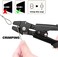 Sanuke Wire Rope Crimping Tool for 3/64 1/16 5/64 inch Aluminum Crimping Loop Sleeves Kit with 160pcs Aluminum Crimping Loop Sleeve and 10pcs Stainless Steel Thimble.