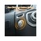 غطاء لاصق لمفتاح تشغيل وإيقاف المحرك الفضي من LLKUANG لسيارات LR4 Discovery 4Land Rover Range Rover Sport 2010-2013، مصنوع من سبائك الألومنيوم، ملحق للسيارة.