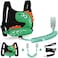 Accmor 3 in 1 Toddler Harness LeashBaby Anti Lost Wrist Link, Cute Dinosaur Child Safety Harness Tether, Kids Walking Wristband Assistant Strap Belt for Parent Boys Outdoor Activity (Black.