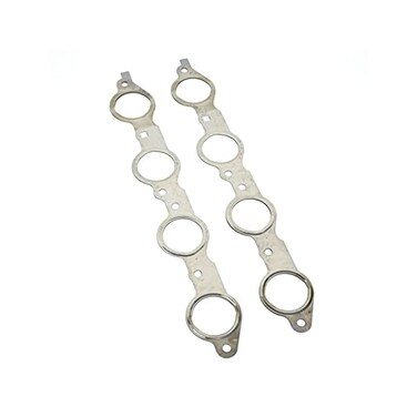 حشيات عادم مشعب العادم متعددة الطبقات من الفولاذ (MLSHeader Manifold Exhaust Gasket) من شركة Michigan Motorsports، بديل مباشر لـ GM 12617944، مانع تسرب عالي الأداء لمحركات LS1 LS2 LS3 LS6 LQ4 LQ9 4.8