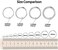FOLLOWMOON 316L Surgical Steel Nose Rings Hoop Septum Clicker Hinged Segment Ring Lip Ear Piercing Earrings for Cartilage Helix Tragus Conch Rook 20g 18g 16g 14g 12g 10g 8g,Inner Diameter 5mm to 22mm.