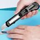 DIYSELF 30 Pack Utility Knife Box Cutter Black (18mm Wide Blade CutterRetractable, Compact, Extended Use for Heavy Duty Office, Home, Arts Crafts, Hobby.