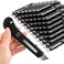 DIYSELF 30 Pack Utility Knife Box Cutter Black (18mm Wide Blade CutterRetractable, Compact, Extended Use for Heavy Duty Office, Home, Arts Crafts, Hobby.