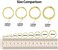 FOLLOWMOON 316L Surgical Steel Nose Rings Hoop Septum Clicker Hinged Segment Ring Lip Ear Piercing Earrings for Cartilage Helix Tragus Conch Rook 20g 18g 16g 14g 12g 10g 8g,Inner Diameter 5mm to 22mm.