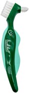 Uouovo Premium Hard Denture Brush Toothbrush, Cleaning Brush, Multi-Layered BristlesPortable Denture Double Sided Brush, Denture Care(Pack of 2.