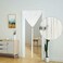 YaoYue Beaded Curtain Door String Curtains for Doorway Tassels Beads Hanging Fringe Hippie Room Divider Window Hallway Entrance Wall Closet Bedroom Privacy Decor (39&times;79in/100&times;200cm, White.