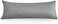 Leeden Body Pillow Cover, 100% Cotton 800 Thread Count 21 * 54 Breathable Long Pillow Protector Case w/No Zipper, Light Grey.