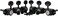 guyker Guitar Locking Tuners (3L3R Handed&ndash; Vintage Deluxe Lock String Tuning Key Pegs Machine Heads Replacement Parts for ST TL Style Electric, Folk or Acoustic Guitars &ndash; Black.