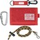 RE ROUGH ENOUGH Kids Wallet for Boys Girls Teen Neck Lanyard Wallet with Keychain Cordura Red.