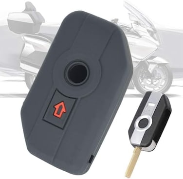 AUTOXBERT Silicone Full Protect 2 Button Remote Control Key Shell Case Fob Cover Skin Holder for Motorcycle F750GS F850GS K1600 K1600GTL R1200GS R1200GS LC ADV R1250GS.