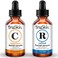 TruSkin Face Serum Duo &ndash; Retinol Serum for FaceVitamin C Serum &ndash; Anti Aging Skin Care Set for Women &ndash; Skin Care for Bright, Smooth,Firm Skin &ndash; 1 fl oz, 2 Bottles.