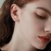 Kokoma Colorful CZ Wave Ear Cuffs Cartilage Earrings S925 Sterling Silver Delicate Rainbow Crystal Rhinestone Non-Piercing Clip On Wrap Earring Hypoallergenic Jewelry Gifts for Women Girls, Crystal, C
