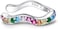 Kokoma Colorful CZ Wave Ear Cuffs Cartilage Earrings S925 Sterling Silver Delicate Rainbow Crystal Rhinestone Non-Piercing Clip On Wrap Earring Hypoallergenic Jewelry Gifts for Women Girls, Crystal, C