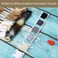 Pllieay 30 Skeins Friendship Bracelets Floss, Black to White Gradient Grey Embroidery Floss, Cross Stitch Threads with 6 Floss Bobbins, 2 Embroidery Needles and Needle Threader.