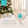 CDE Forever Love Heart Women Necklace 925 Sterling Silver Rose Gold Plated Birthstone Pendant Necklaces for Women with Cubic Jewelry Gifts Birthday Gift for Mom Women Wife Girls Her, Cubic Zirconia,.