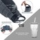 PenghaiYunfei Pomegranate Folding Water Bottle 580ml BPA Free Leak Proof Food Silicone Sports Bottle for Bike Sports Festival with CarabinerLeakproof Sports Bottle.