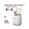 XCX Mini Countertop Trash Can with 3 Rolls of Trash Bags, Waste Can with Press Type Lid, 1. 5 L / 0. 40 Gal Wastebasket Dispenser, Bin for Coffee Table, Bathroom Vanity Top (White.